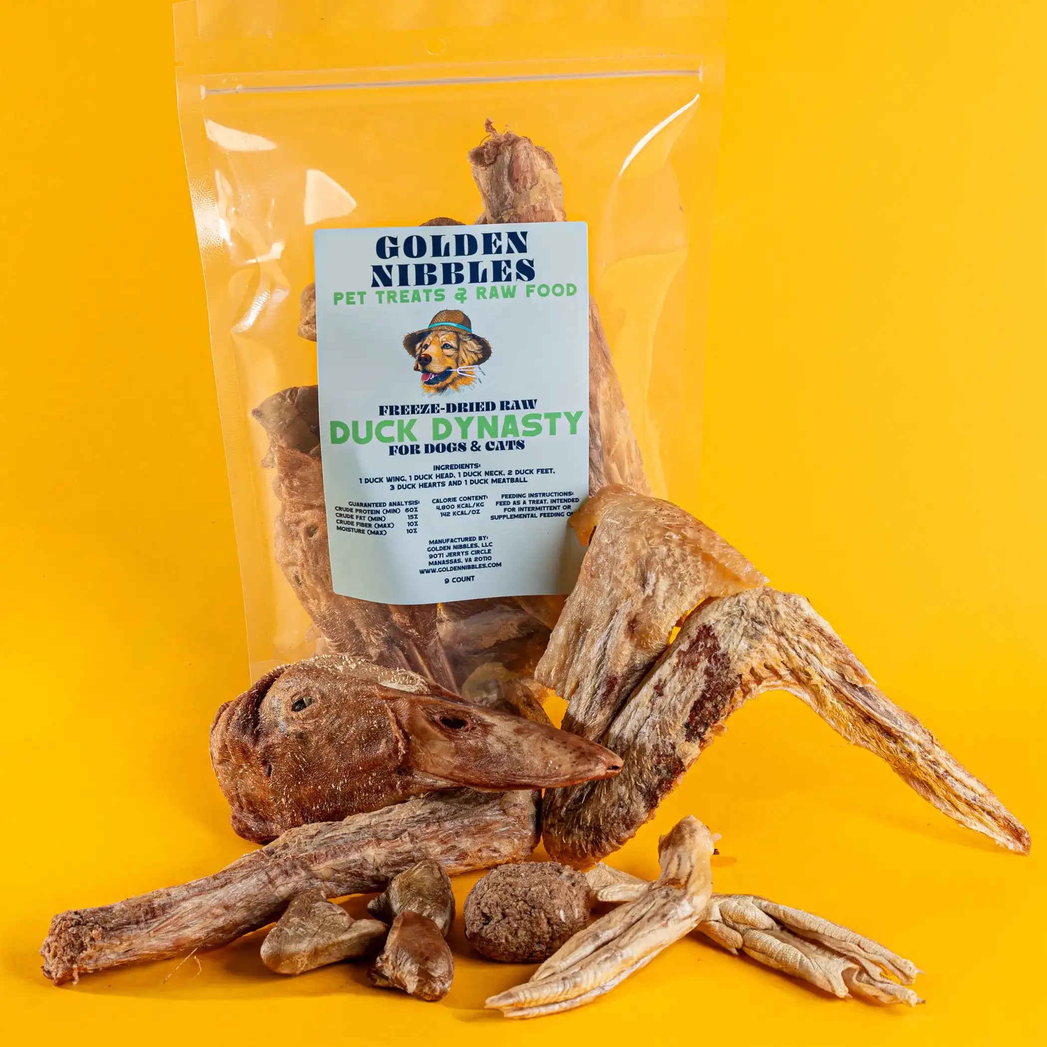 Freeze-Dried Duck Variety Chew Bag for Dogs
