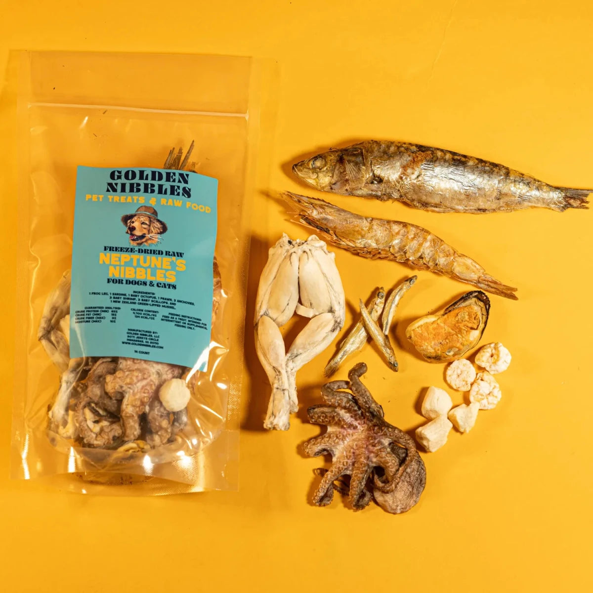 Freeze-Dried Seafood Variety Treat Bag for Dogs