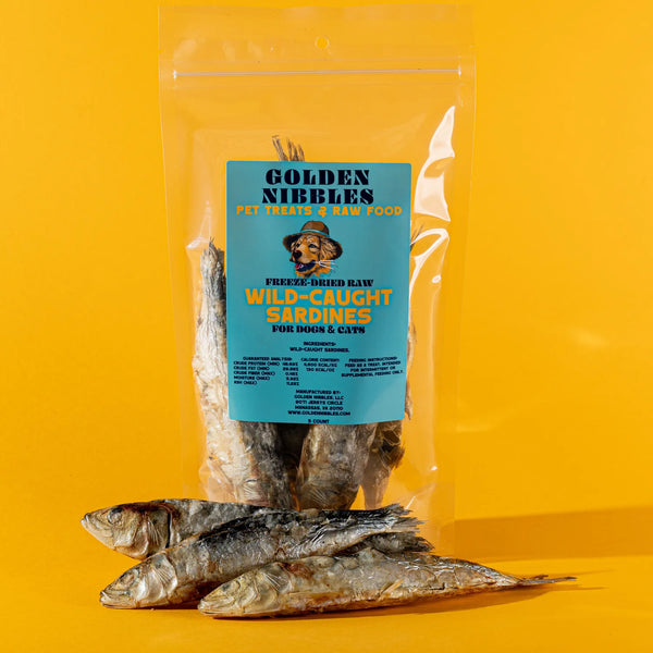 Freeze-Dried Sardines for Dogs & Cats