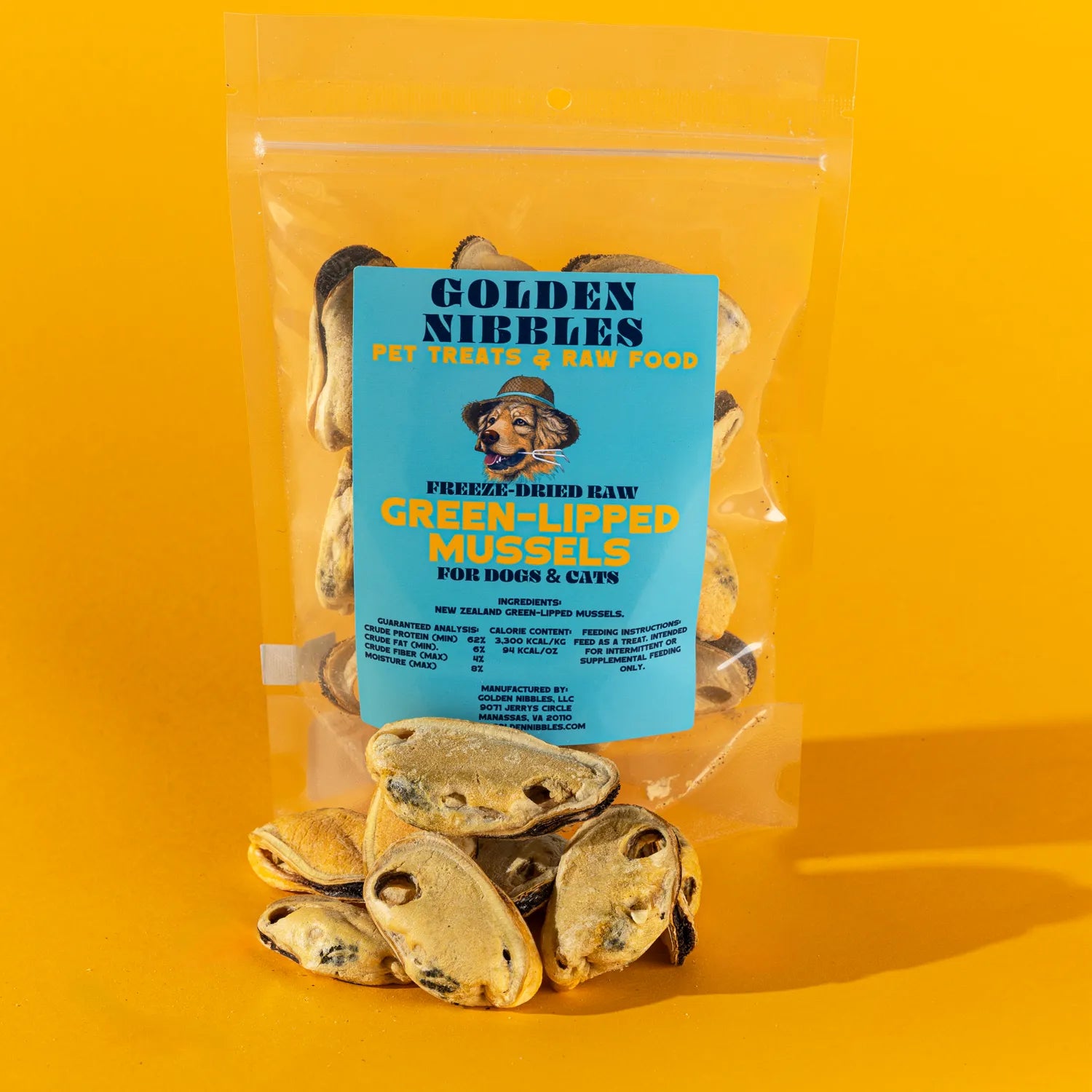 Freeze-Dried New Zealand Green-Lipped Mussels