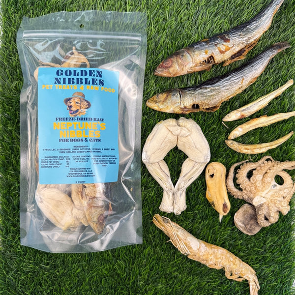 Freeze-Dried Seafood Variety Treat Bag for Dogs