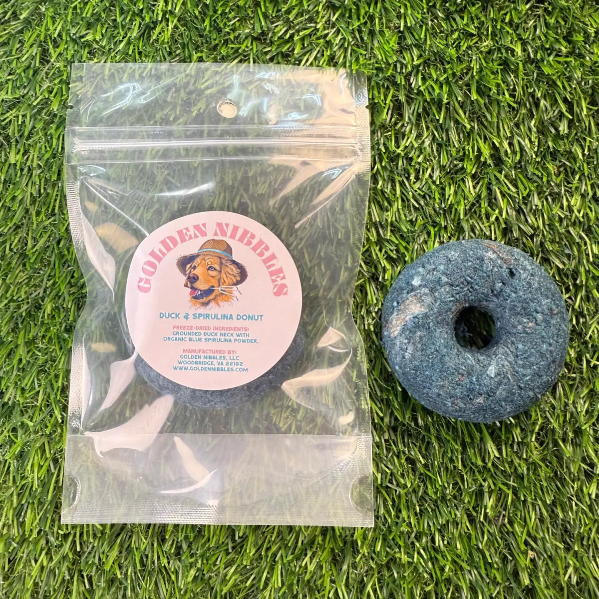 Freeze-Dried Donut - Duck & Spirulina